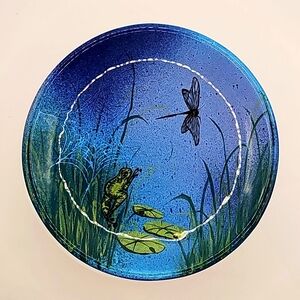 Signed Annie Murray Hand Painted Plate